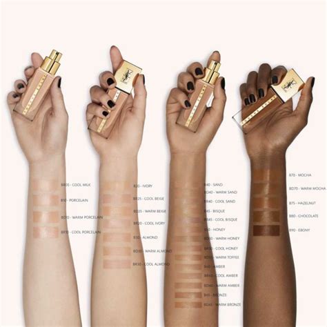 yves saint laurent touche eclat foundation makeupalley|touche eclat colour chart.